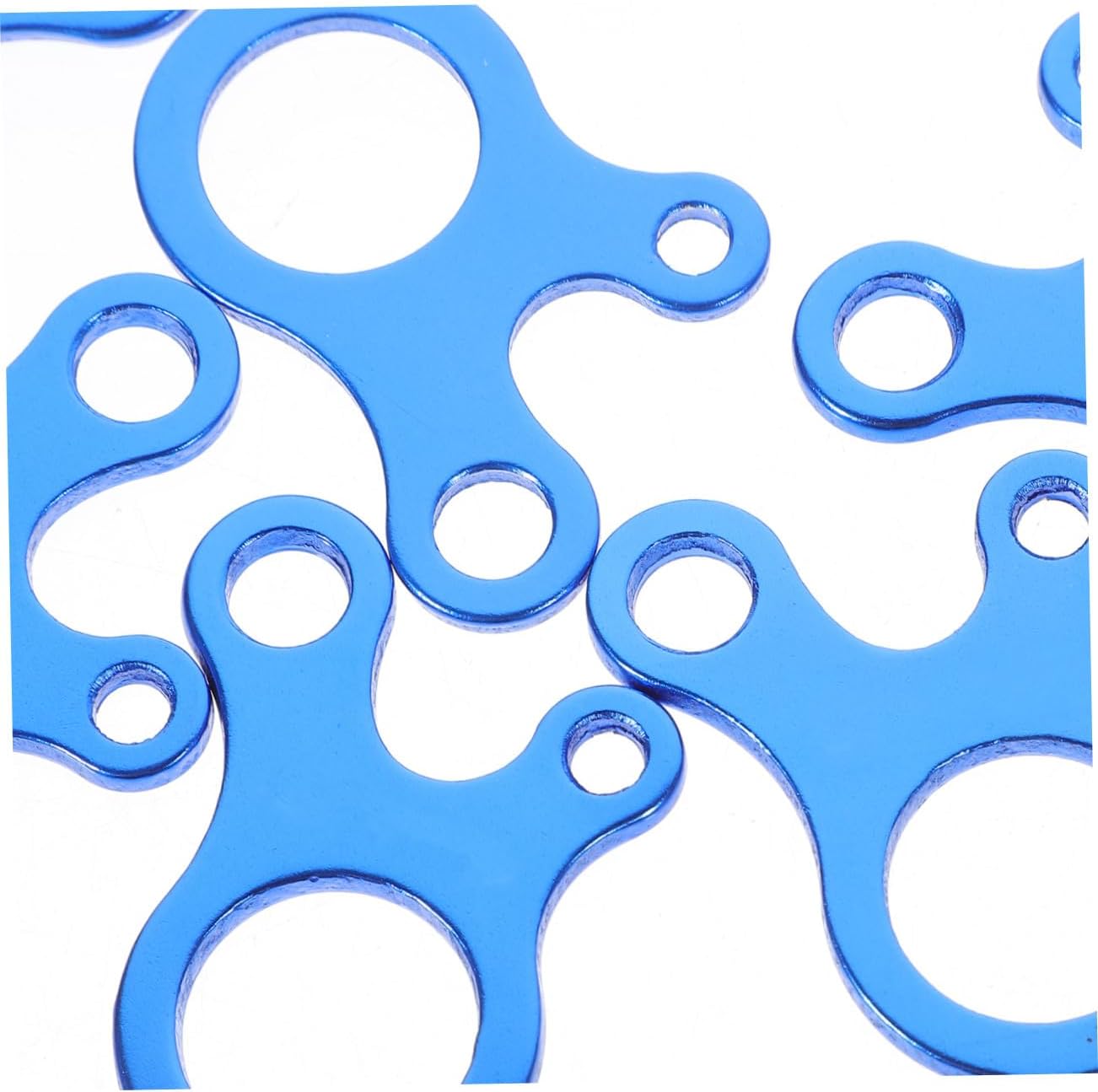 12pcs Blue Aluminum Alloy Tent Cord Buckles with Anti-Rust Camping Wind Rope Adjusters for Hiking Backpacking Outdoor Tent and Awning Rope Tightening