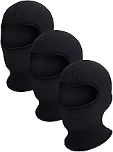 Geyoga 3 Pieces Kids Balaclava Ski Mask Winter Face Mask Windproof Neck Warmer Gaiter for Toddlers Boys Baby Cold Weather