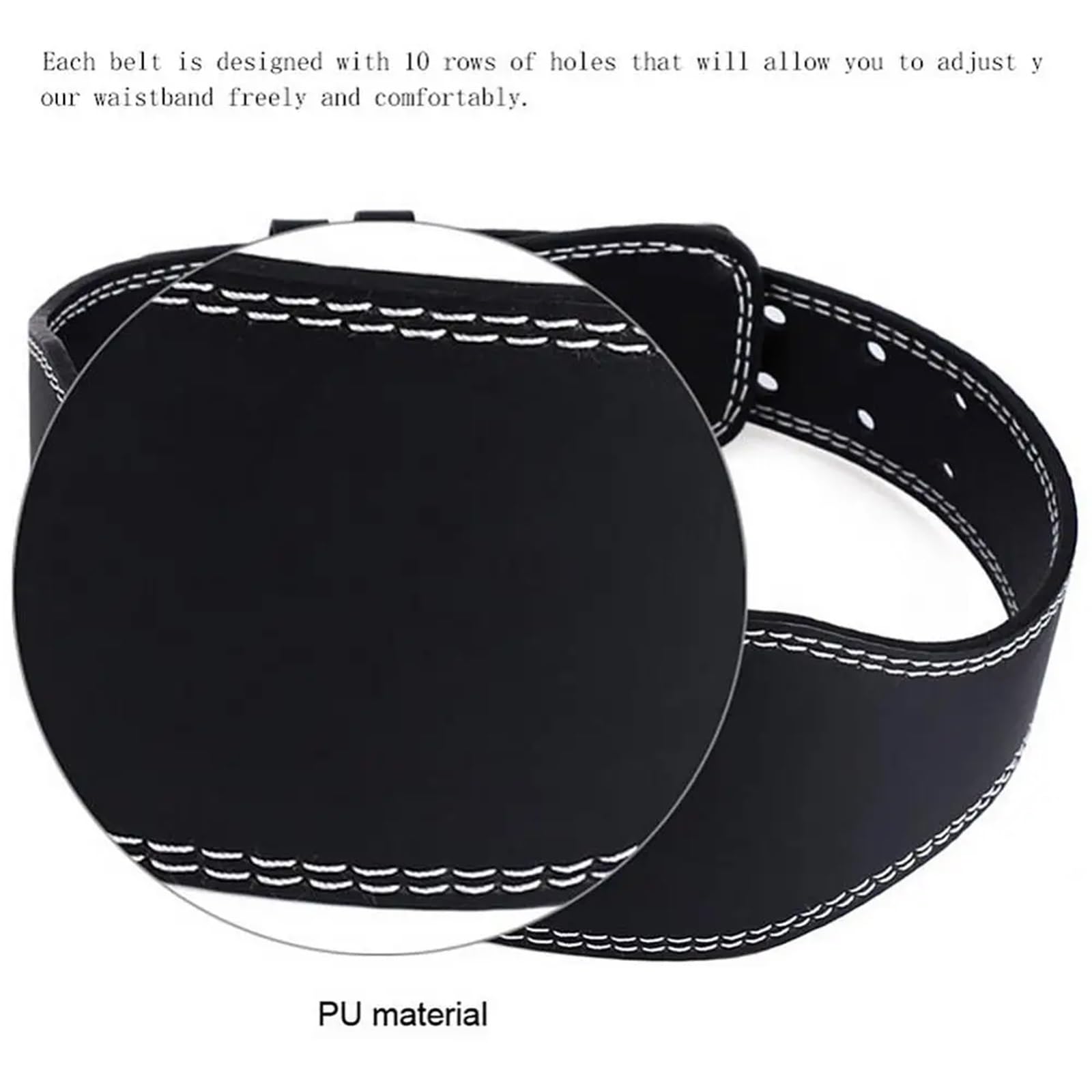 Ceinture De Leste Musculation Ceinture de dynamophilie unisexe protection d'entraînement d'haltérophilie lombaire pour la Salle de Sport