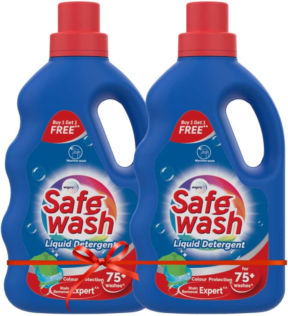 by Wipro Liquid Detergent (500ml, Buy 1 Get 1)