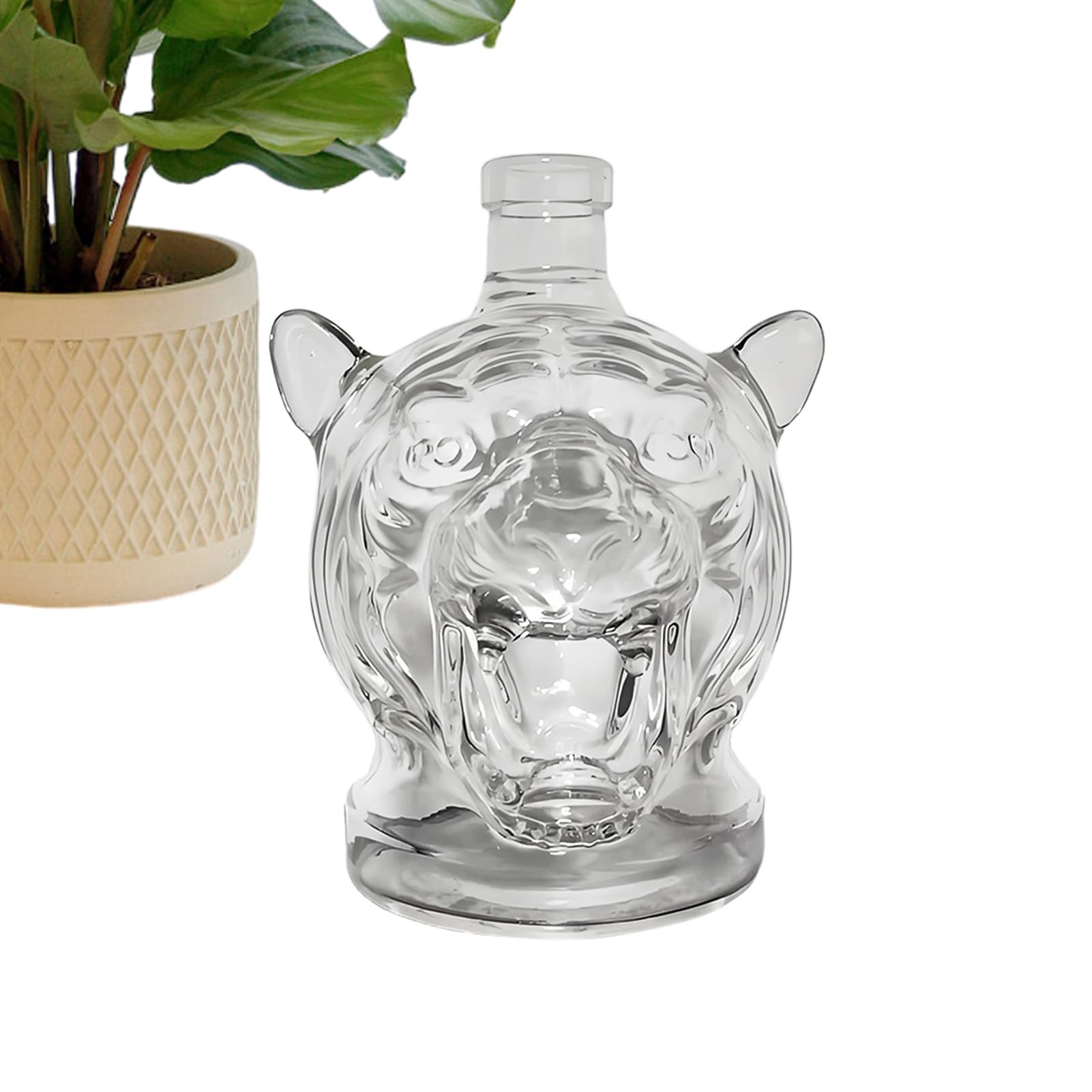 Bouteille à décanter le whisky en verre tigre pour un bar élégant à la maison