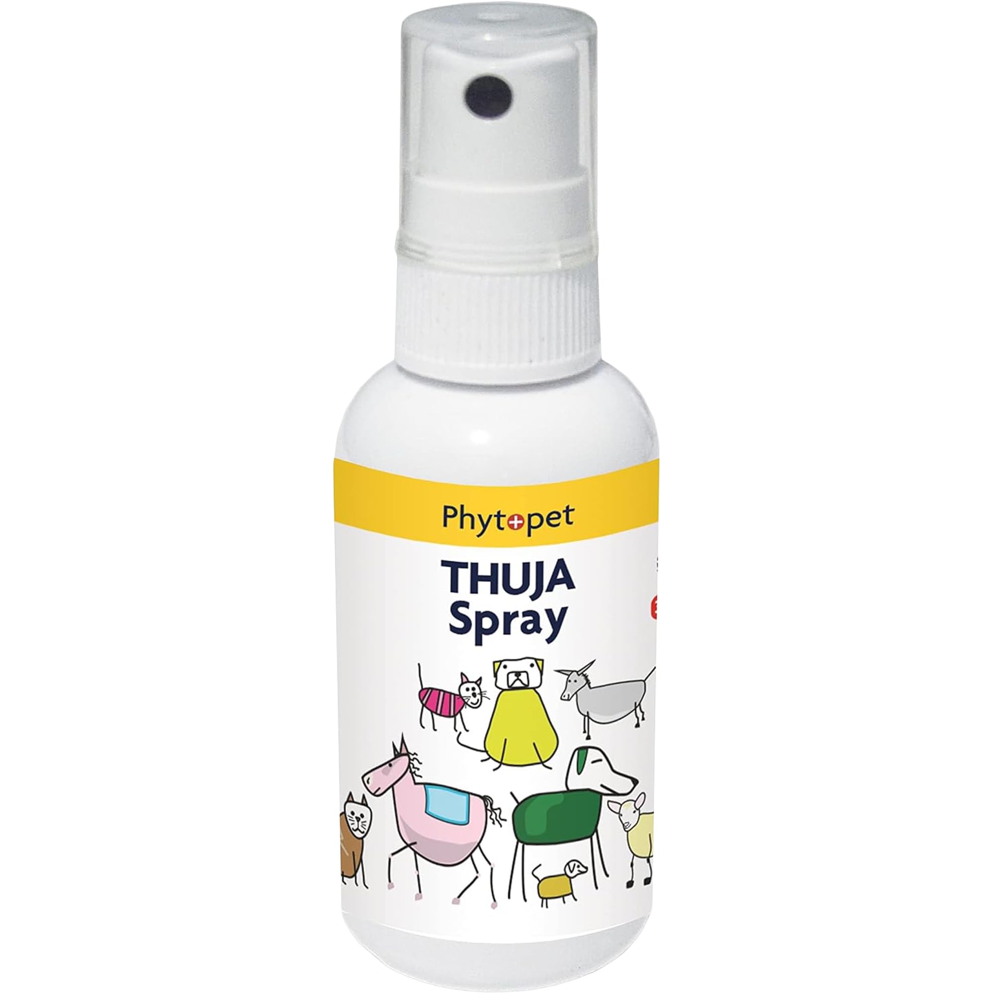 Phytopet Thuja Spray | 30ml | 100% Natural Herbal Remedy | For Abnormal Skin Growths, Warts, Sarcoids & Verrucas | Ideal for Pets, Horses, Farm Animals & Small Mammals |