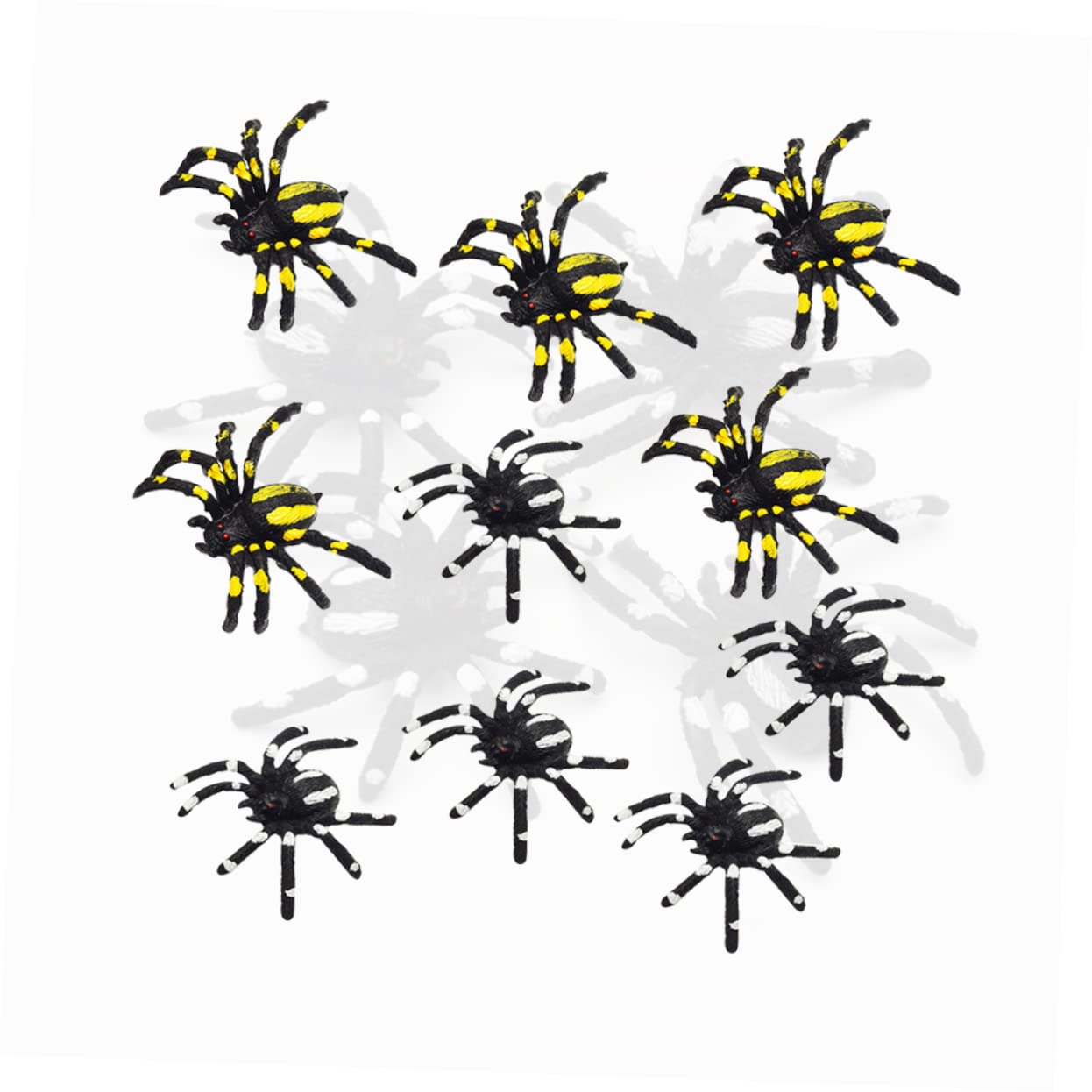 ibasenice 90pezzi Spiders Artificiali Per Halloween Giocattoli Spaventosi Realistici Per Feste e Scherzi Decorazioni Per Party e Eventi Di Paura