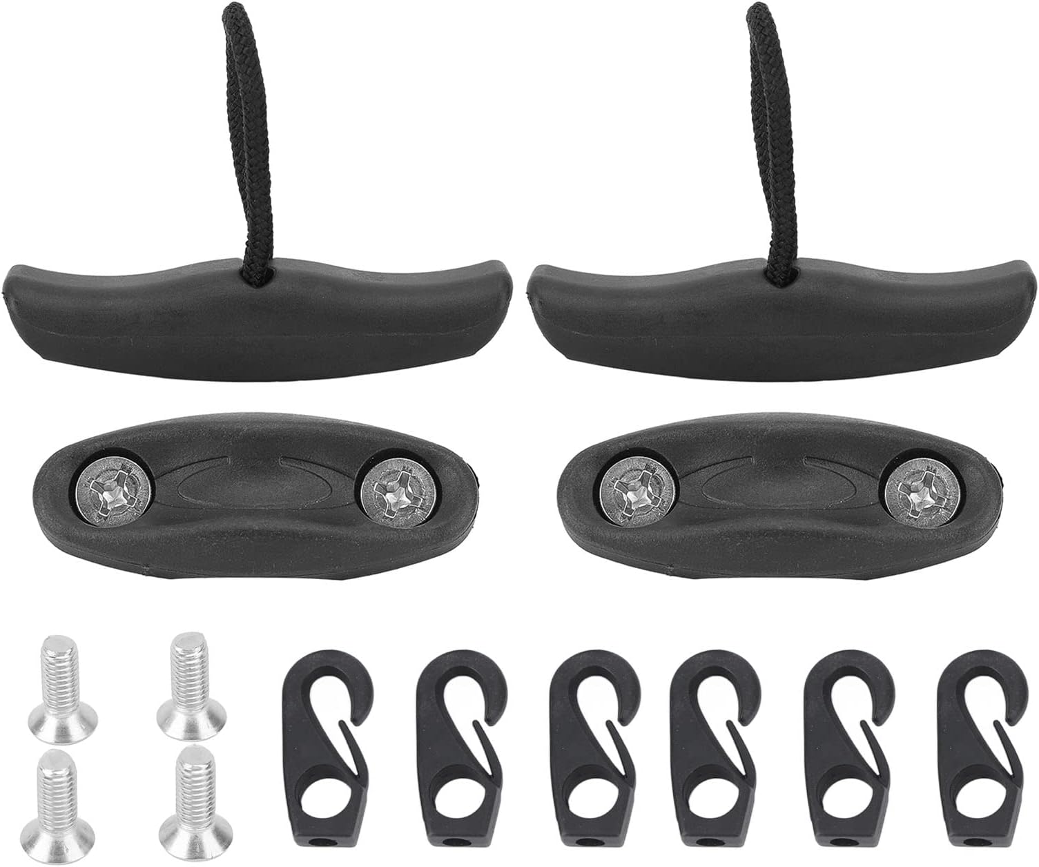 Mangos de agarre para kayak con mango en T, combos de repuesto, mango de cuerda resistente con tornillos para kayak