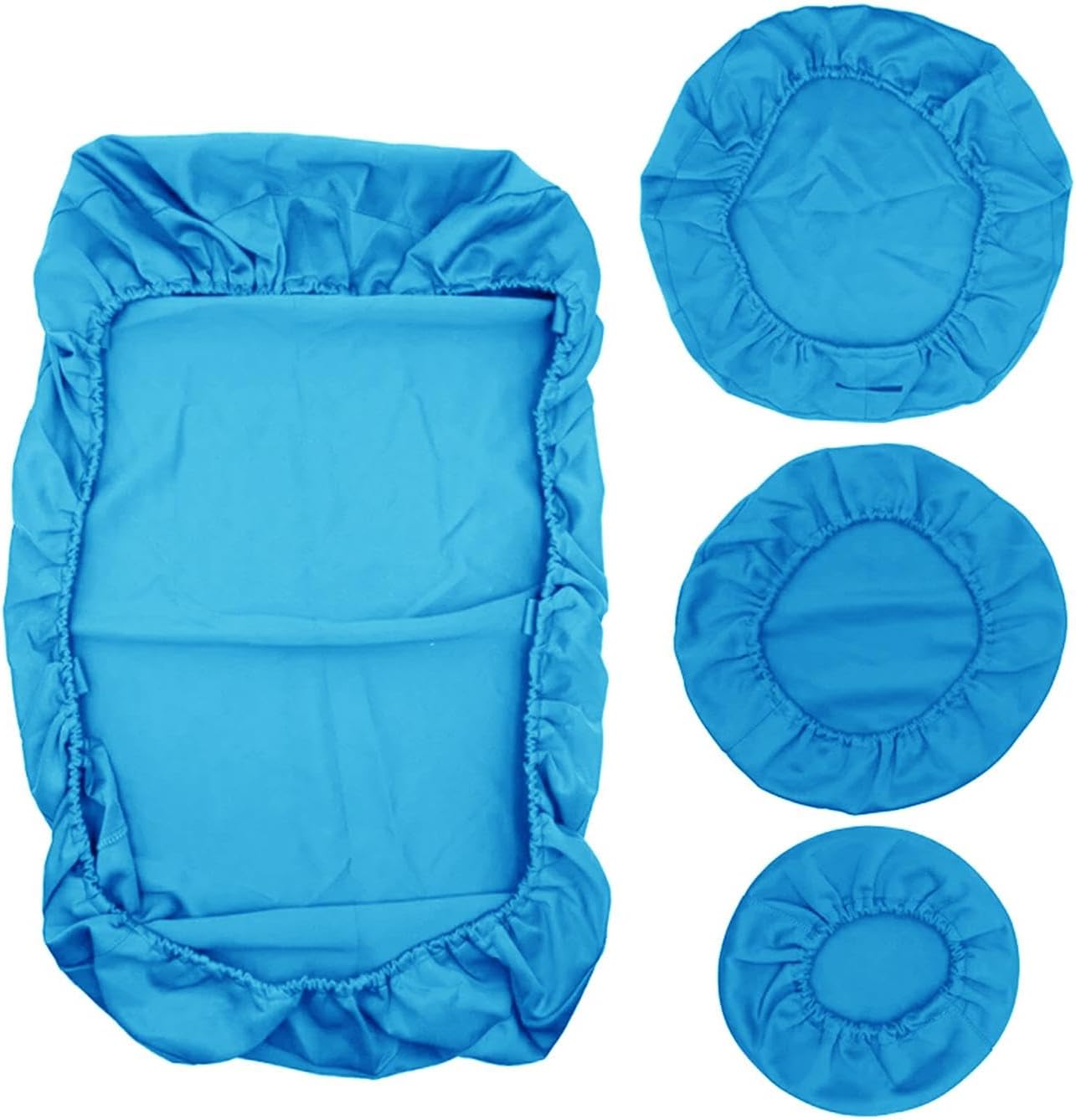 4X Dental Chair Covers Full Dental Chair Seat Cover Massage Bed Cover Dentists Equipment Sleeves Multipurpose Protective Case, Light Blue/753