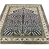 YAMEILEGEND YAMEI LEGEND 4 ft x 6 ft handmade tapestry, silk art carpet for study and office