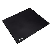 GXTrust 754 Gaming Mousepad, Large Desk Mat 27x32cm, Optimised Surface Texture, Anti-slip Rubber Base for Gamer Home Office Desktop, Keyboard Mice Mat for PC Laptop Macbook, L Size, Black