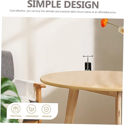 Miniatura 6 de Clips de retención de mesa de hierro lámpara de escritorio abrazadera soporte de lámpara de escritorio para la radiodifusión de estudio casero