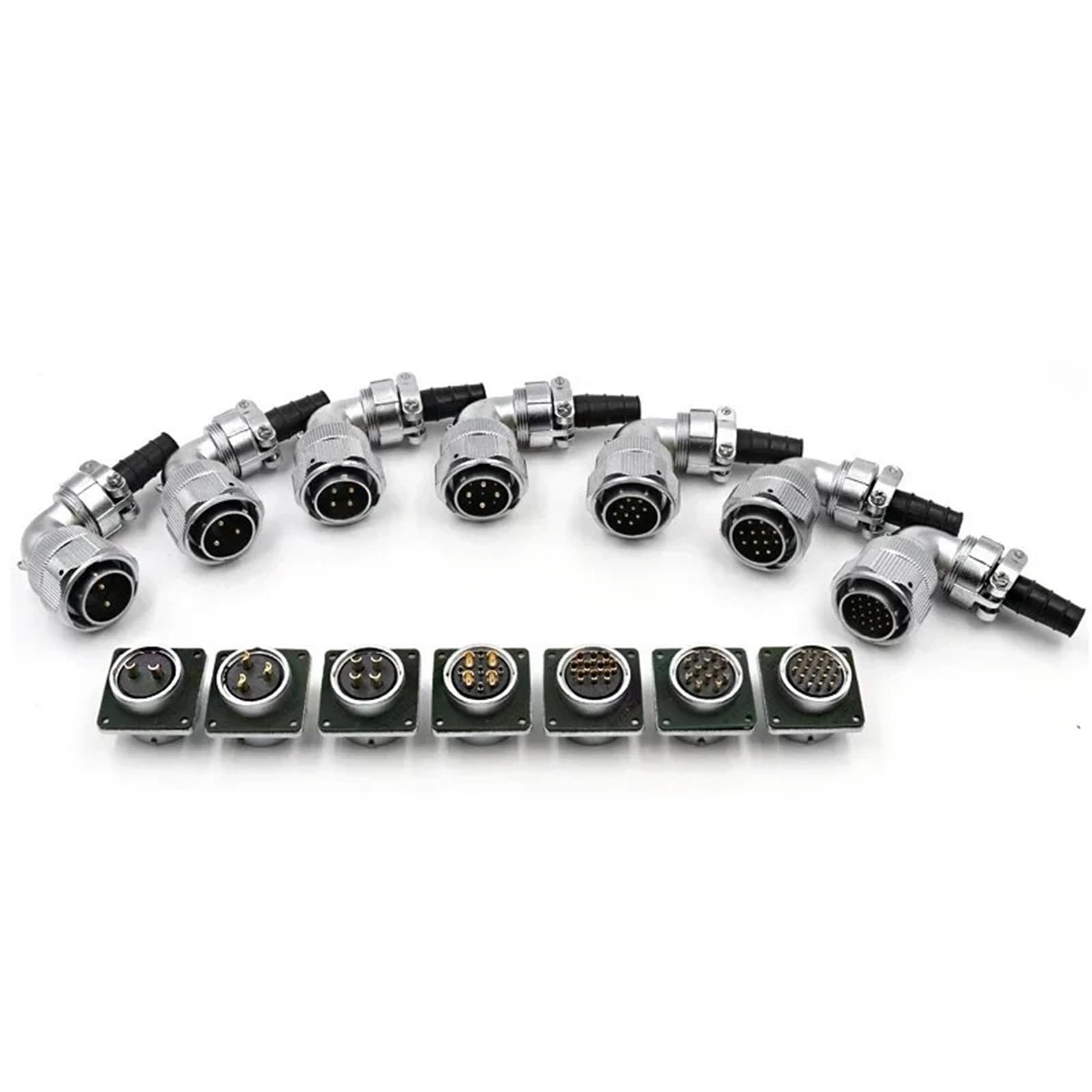 1 szt. WY24 TV+Z 2 3Pin 4Pin 9Pin 9Pin 10Pin 12Pin 19Pin M24 kąt prosty męskie żeńskie gniazdo wodoodporne złącze zasilania adapter (wtyczka 9-pinowa)