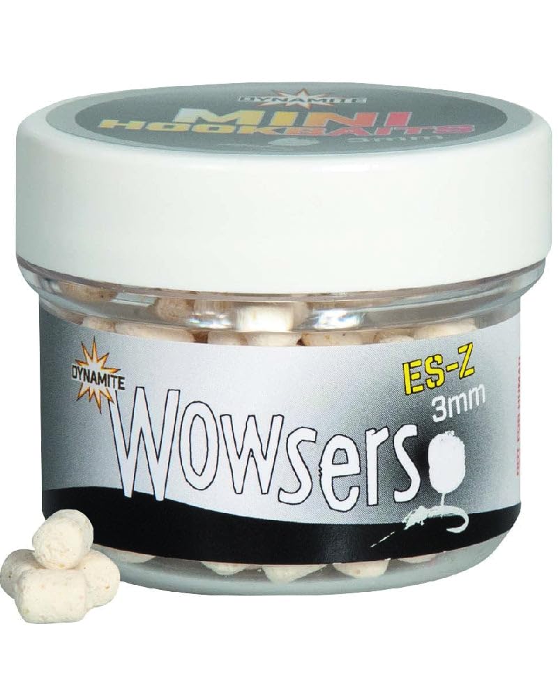 Dynamite Wowsers Mini Hookbaits (ES-Z_White, 3mm)