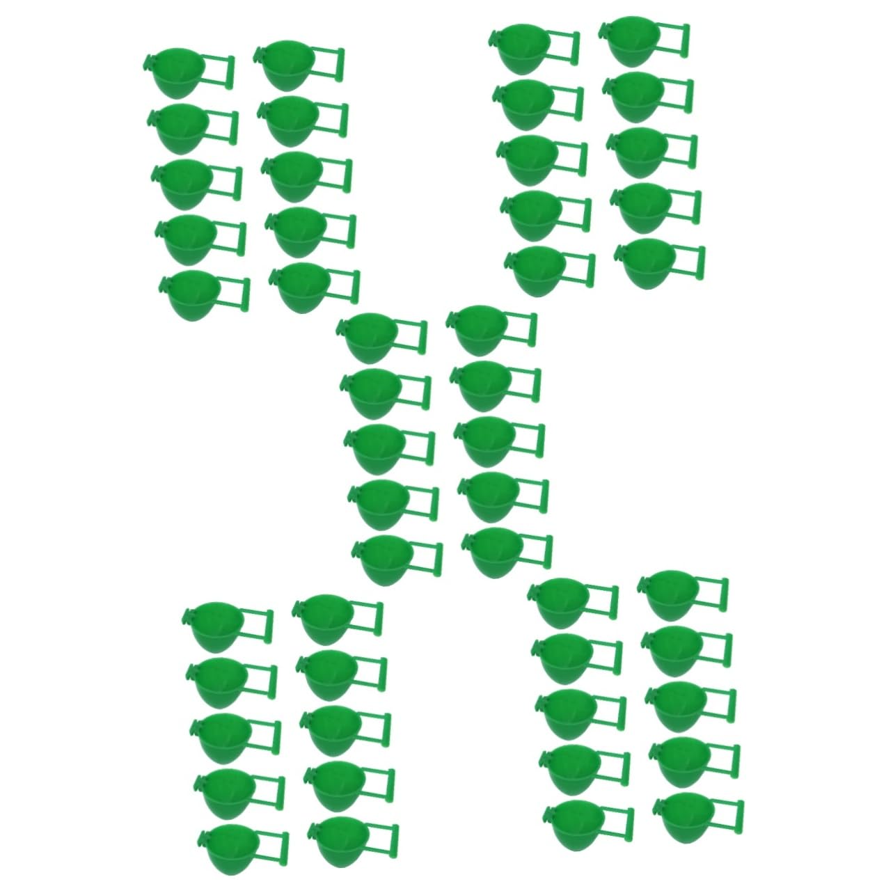 minkissy 50 Pcs comedero para pájaros Nido de Canario Bebedero para Palomas comederos para pájaros Jaula de pájaros contenedor de Comida para Loros Suministro de Loros Alimentar envase Aves