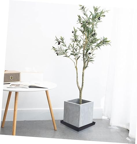 Miniatura 2 de Yardwe Planta de interior Planta Planta de Imitación Cemento Plantador Bandeja Clásico Herramienta Cuenca Bandeja