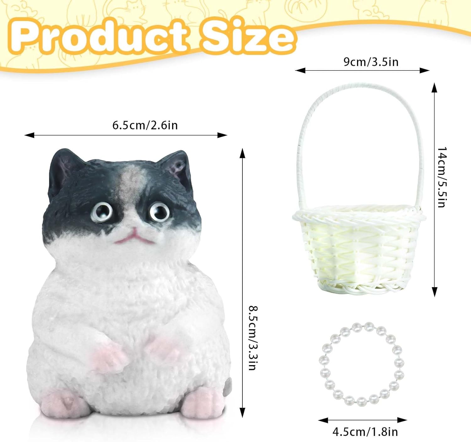 Cat with Basket Fidget Toys