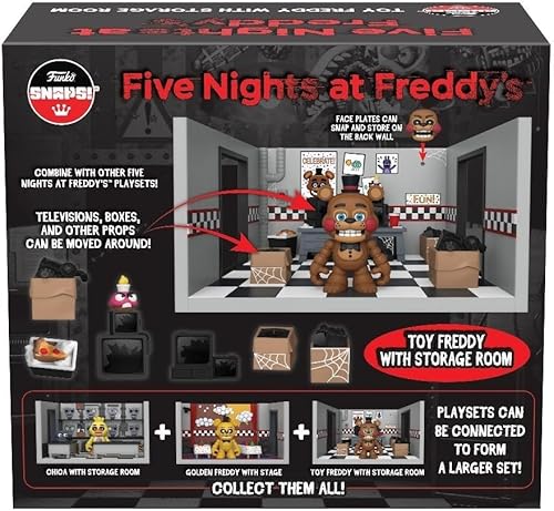 Miniatura 2 de Funko Snaps! Playset Five Nights at Freddy's - Toy Freddy con sala de almacenamiento