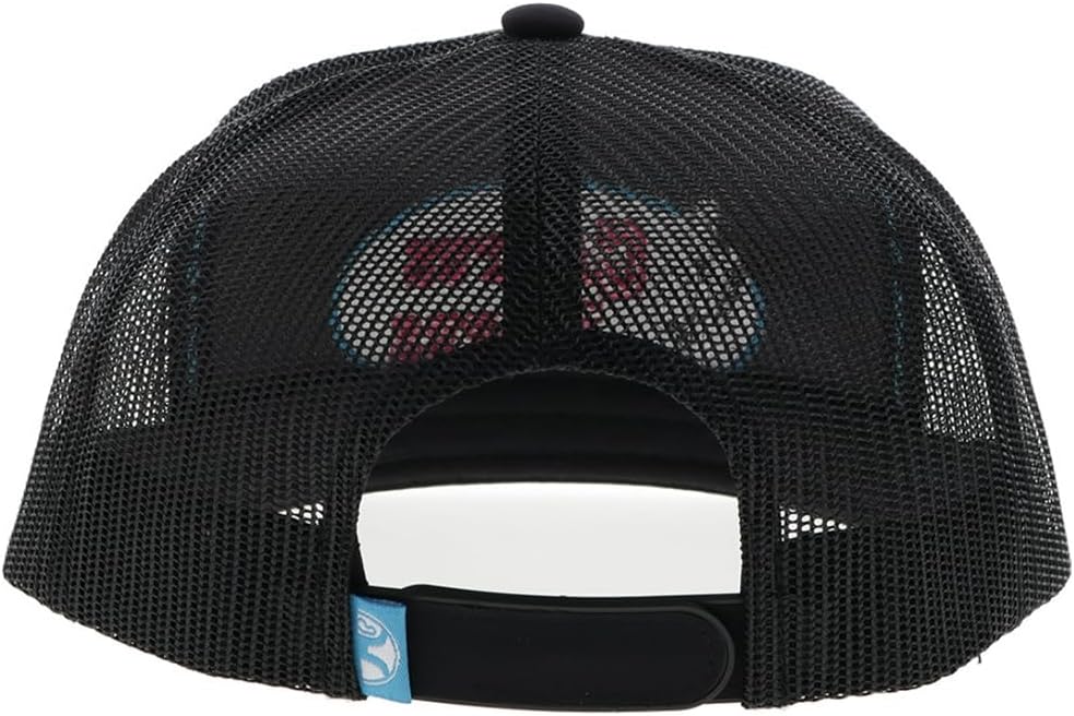 HOOEY Cactus Ropes Circle Patch Trucker Hat for Men – Adjustable Snapback Mesh Baseball Cap - Western Work & Casual Wear - Image 3