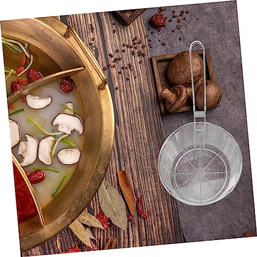 OKUMEYR Panela Quente Escorredor De Macarrão Skimmer Cesta De Fritura Skimmer Para Bolinho Peneira P