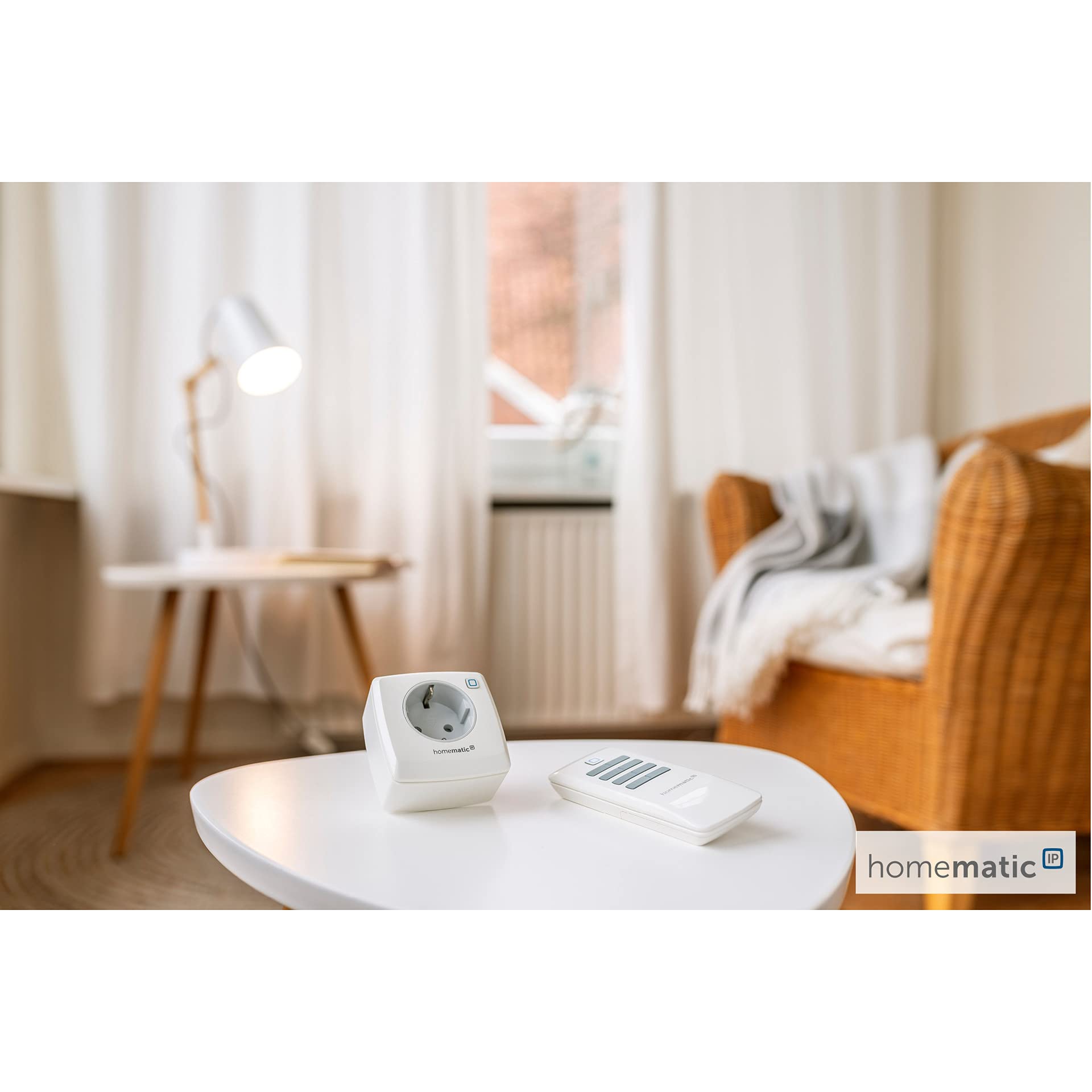 Homematic IP Fernbedienung – 8 Tasten, Smart Home, Zubehör für Smart Home, universell einsetzbar, schaltet Aktoren und Thermostate, kabellos, 142307A0