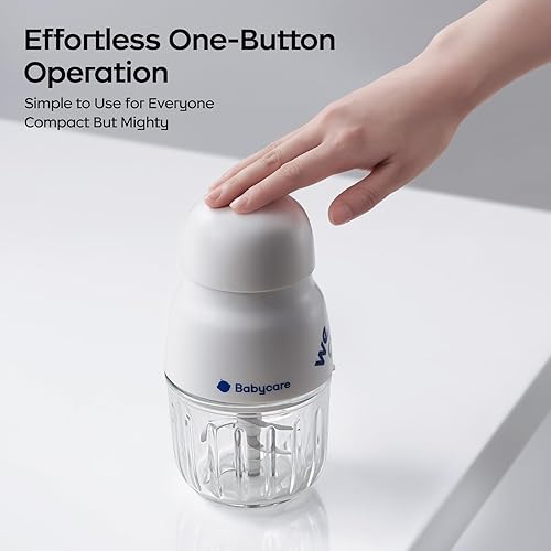 Miniatura 5 de Bc Babycare Máquina de alimentos para bebés licuadora de alimentos para bebés, frutas, verduras y carnes y Bc Babycare Secador de pelo inalámbrico