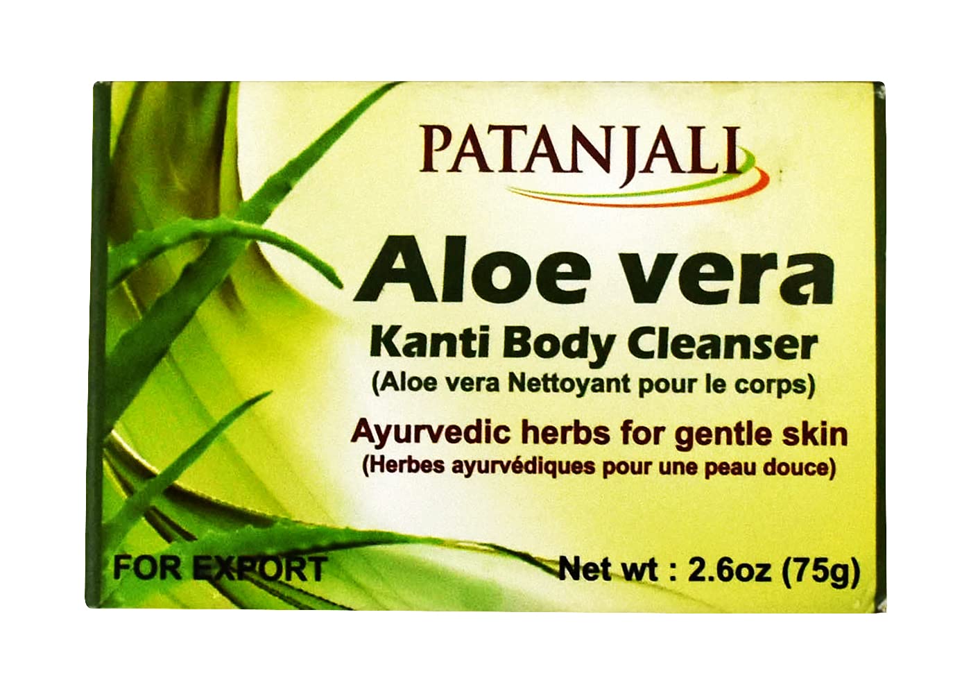 patanjali Aloe Vera Body Cleanser - Travel-Ready Size - 2 6 oz - Pack of 6
