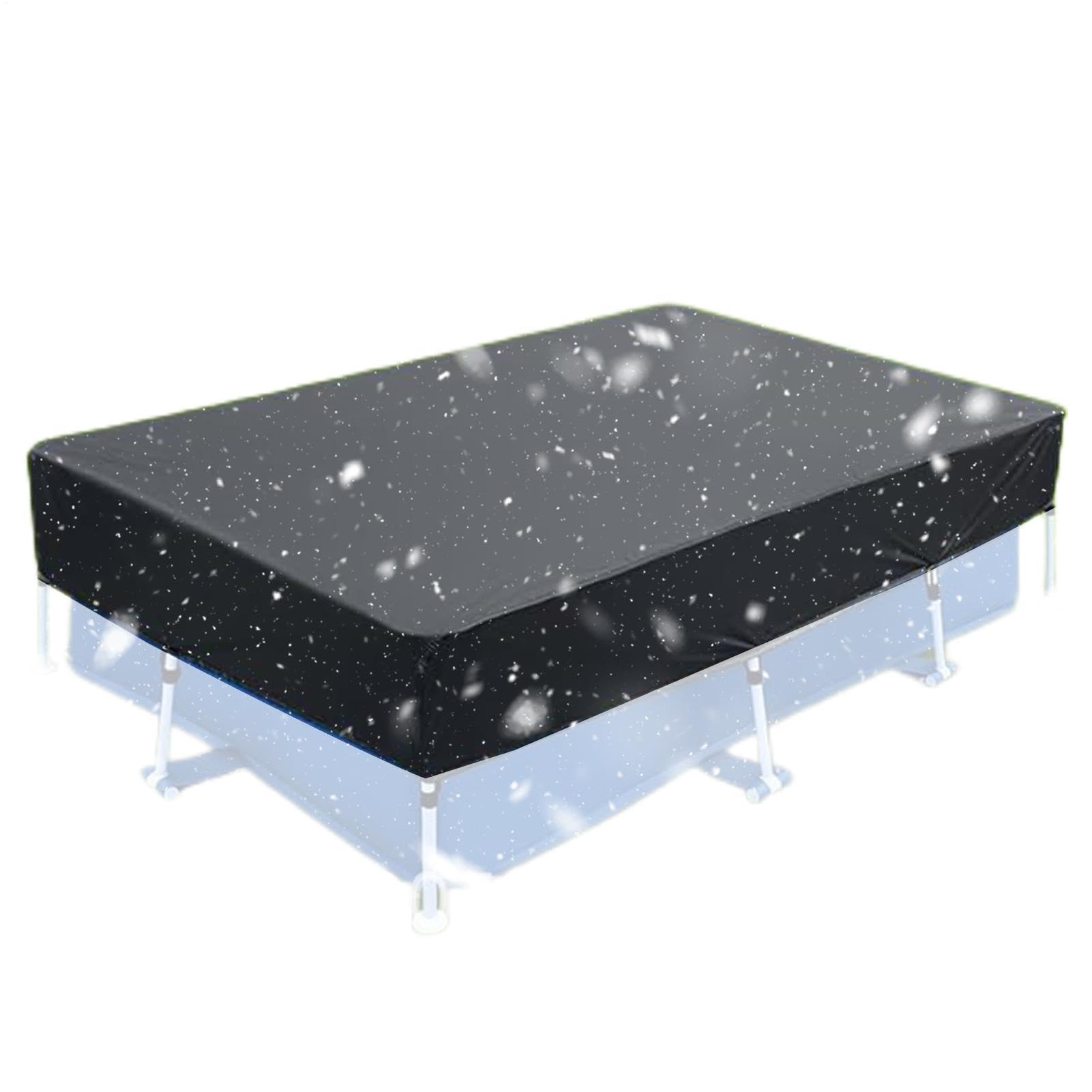 Telo Di Copertura Per Piscina Dotato Di Cordino Antivento In Tessuto Oxford | Protezione Per Telo Piscina Per Cortile, Giardino, Patio, Prato E Condizioni Atmosferiche Avverse