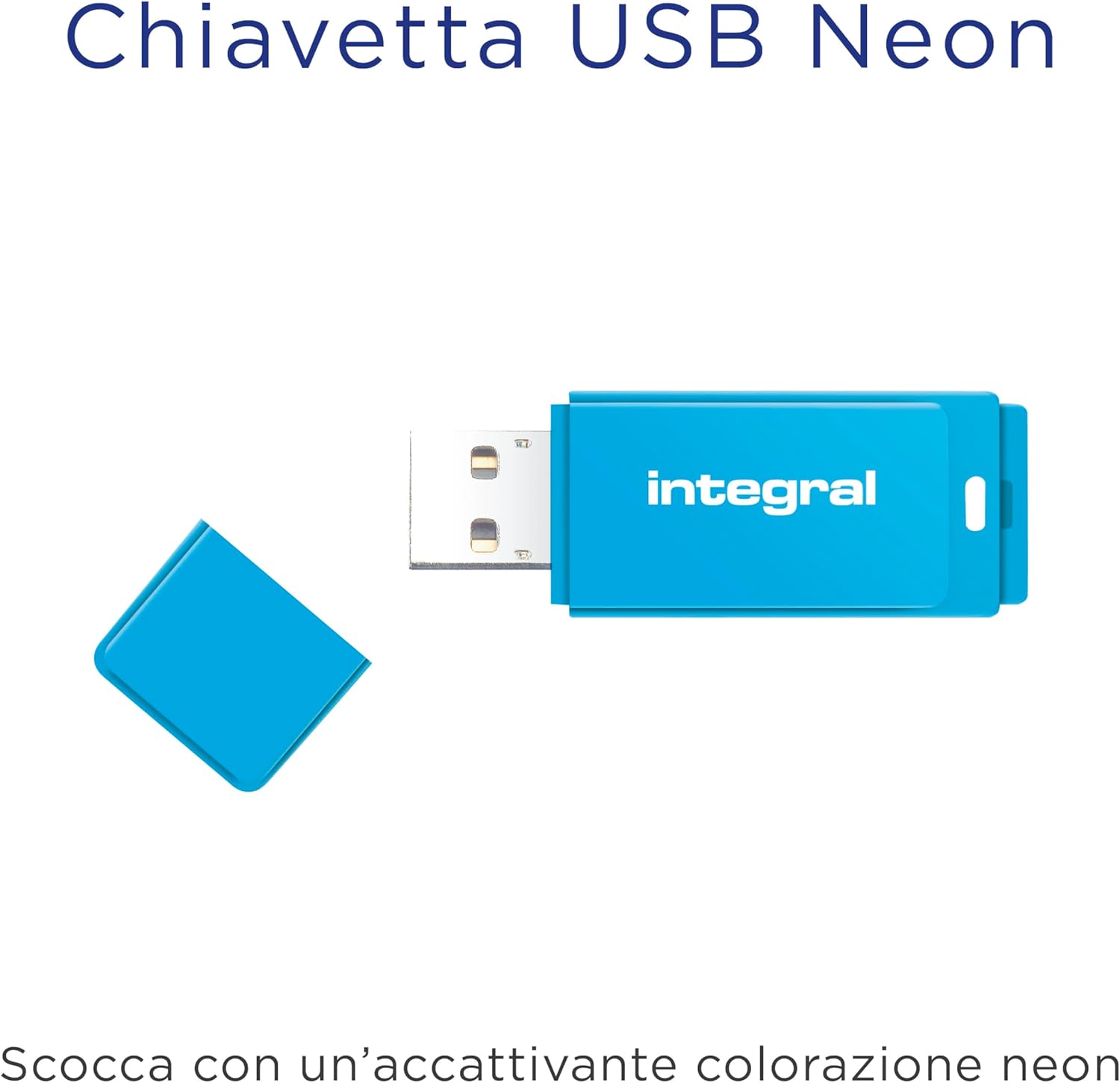 Integral 128GB Neon USB 2.0 Flash Drive