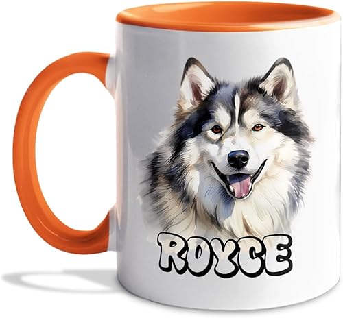 Vista 98 de Taza de café con nombre personalizado de pastor alemán, 11 15 onzas, taza de cerámica blanca de pastor alemán personalizado, regalos para hombres