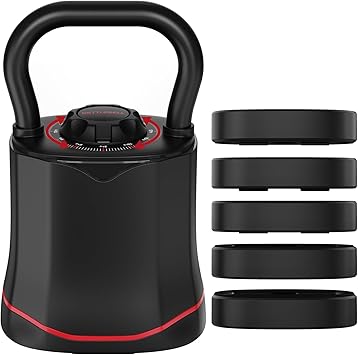 HXD-ERGO Adjustable Kettlebell 6-in-1 (6.5-40 LBS)