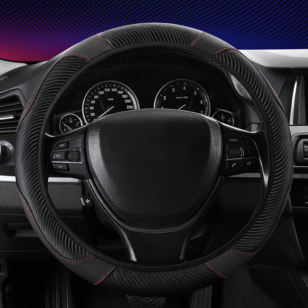 Wpjoloaax B Car Steering Wheel Cover, For Lexus Ux 250H Hybrid Nx 200T Nx300h Anti-Slip Reathable Steering Wheel Protector, Protects From Scratches, Dust And Wear,-38Cm