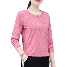 Womens Long-Sleeved Running Shirt Printed top Sport T-Shirt