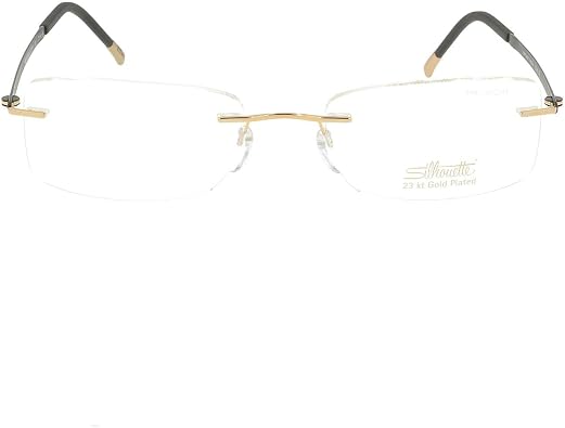 Eyeglasses Silhouette Mosaic 5468 6053 Diamond Like Carbon Black 53/19/135 3