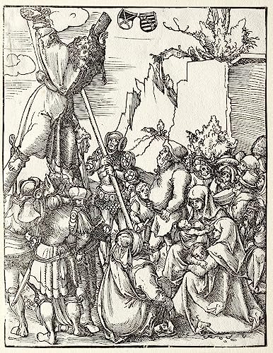 Tableaux Graffiti Art Mural Cranach l'Ancien poster moderne 60x90cm