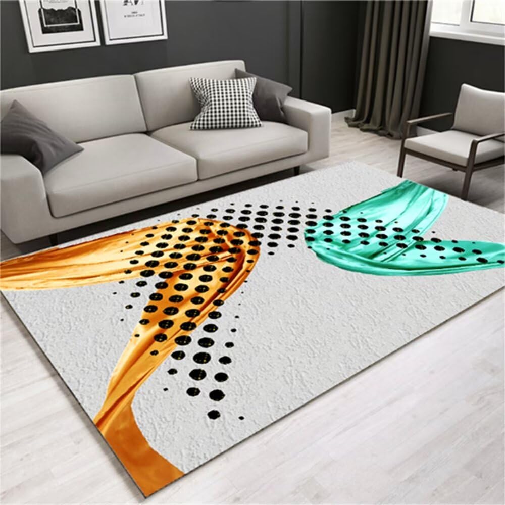 Tapis chambre fille imprimé 50x80 descente de lit déco