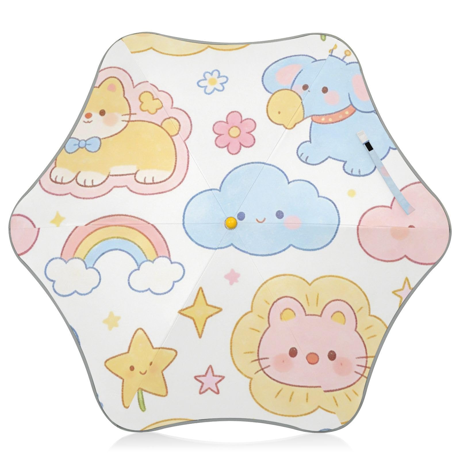 GuoChe Parapluie léger avec cadre antirouille