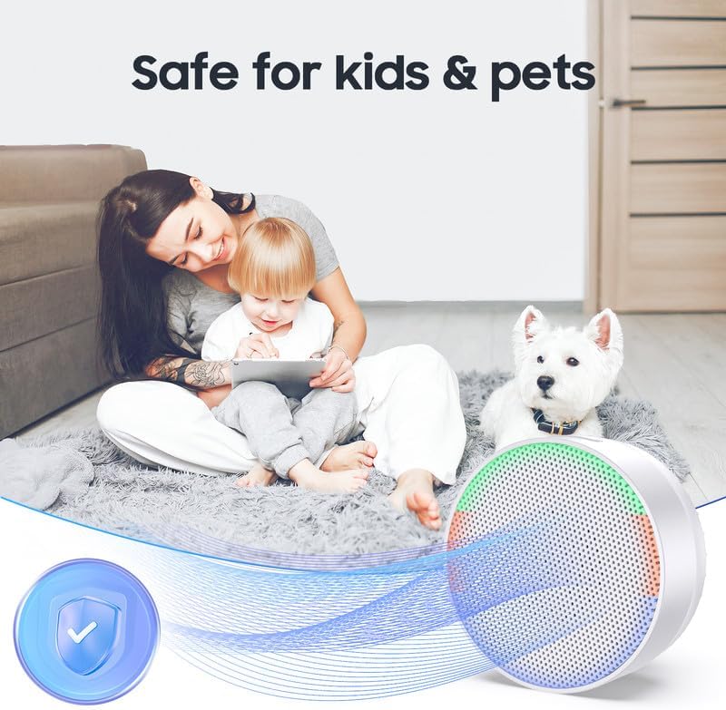Bubbacare Ultrahangos Rovarriasztó Szett - 2db Elektromos Szúnyogriasztó Éjszakai Fénnyel, Hatékony Egér, Pók, Csótány, Légy és Bolha Elleni