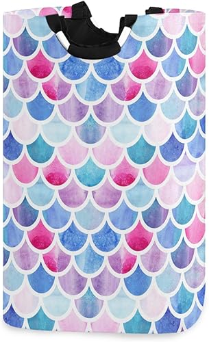 Miniatura 44 de visesunny Cesta de lavandería plegable para perro, marinero, animal, ancla de animales, con asa, juguetes y organización de ropa para baño