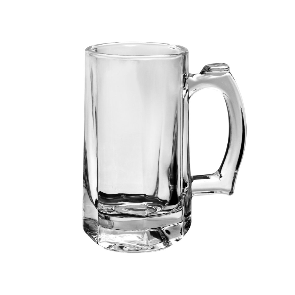 Blinkmax by Treo Beer Mug Set, 348ml, Set of 2, Transparent