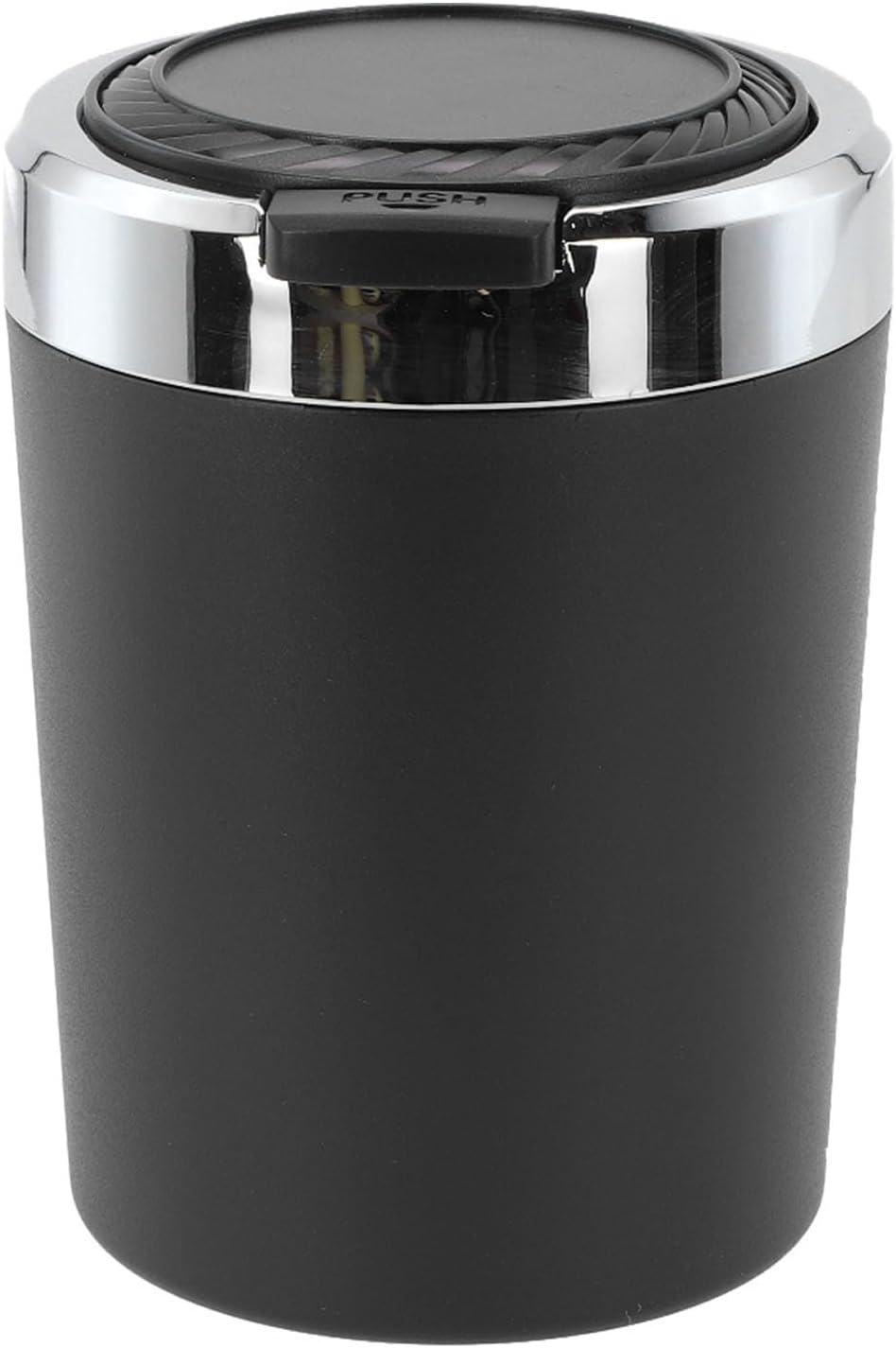 Car Ash Tray with LED Light Aluminum Alloy Cup Portable Smokeless Auto with Lid for Cup Holder Interior Accessories, Smokeless Ashtray for Cup Holder Smell Proof Mini Automotive Trash Can
