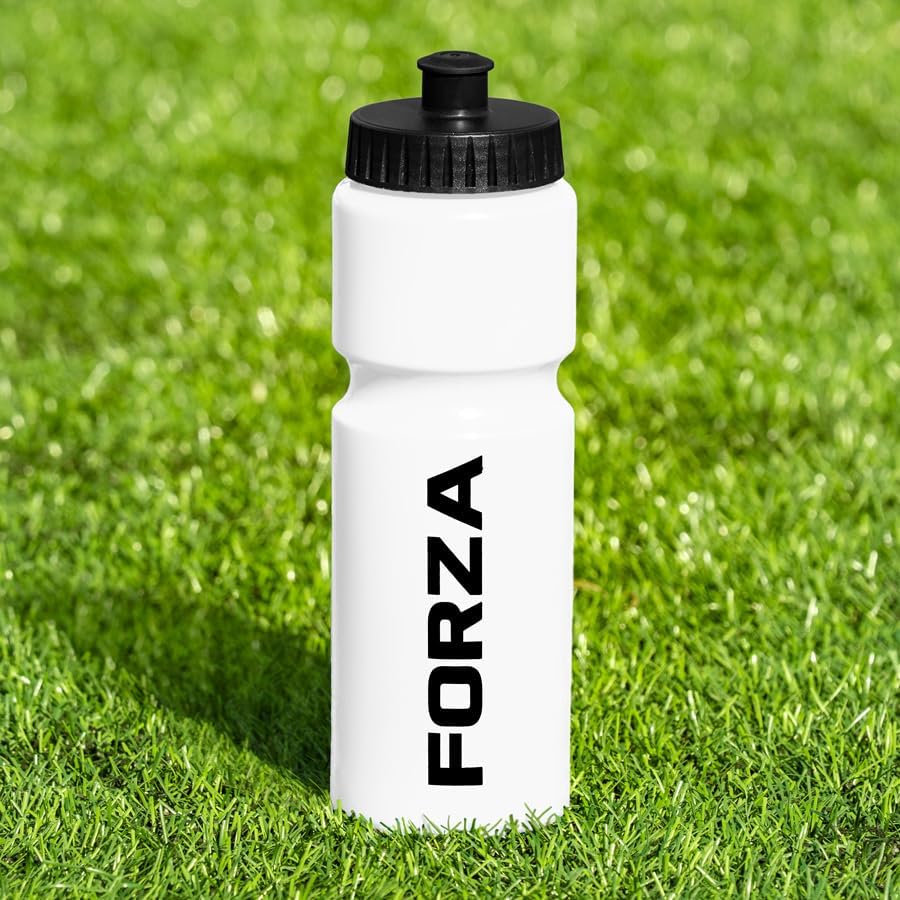 FORZA 750ml Sports Drink Water Bottles - BPA Free, Soft Squeeze Plastic - Packs Available (Pack of 96, Red)