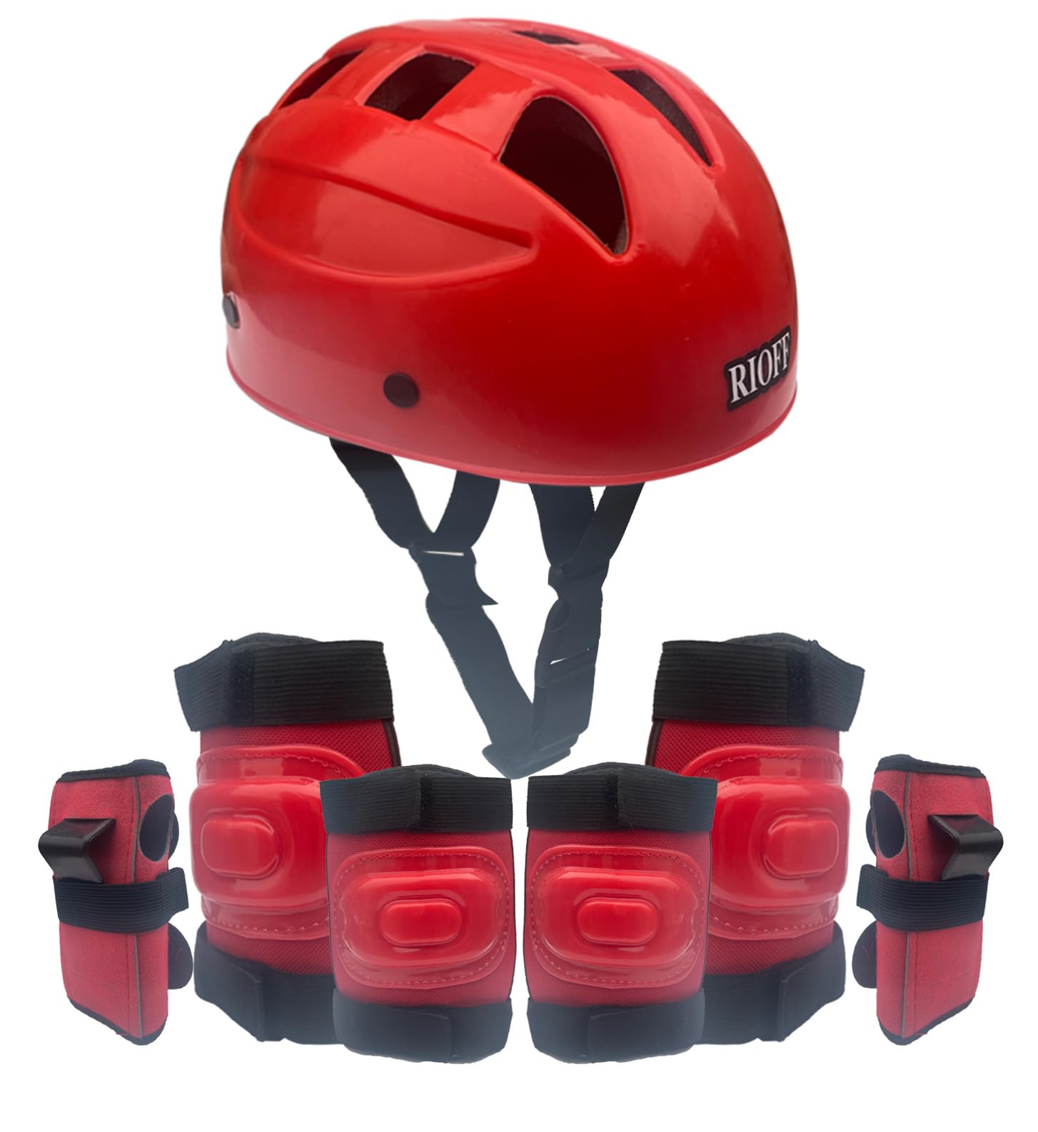 Rioff® Protective Skating Guard Kit for Skating, Cycling, Running for Kids,Boys,Girls (Red) (S) (B0CJTRVH3B) Amazon Price History, Amazon Price Tracker