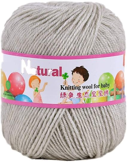 Wool yarn Filato di Lana, Filato di Lana fine Morbida per Vestiti da  Neonato, Filo di Lana Fatto a Mano, Grigio Chiaro : Amazon.it: Casa e cucina