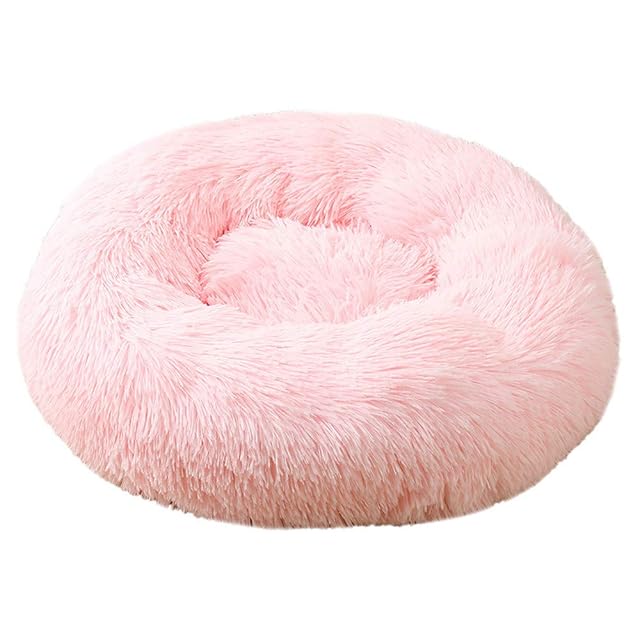 Chickwin Cama Gato Suave Cama Perro Redonda, Mascotas Calentito Cojín Lavable Invierno de Felpa