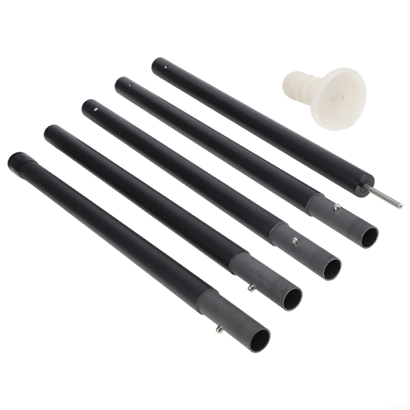 Varillas de fibra de carbono ajustables para postes de lona de camping y toldo para toldos, y piezas de repuesto ligeras para refugio al aire libre y soporte de tienda de campaña (2,1 m)