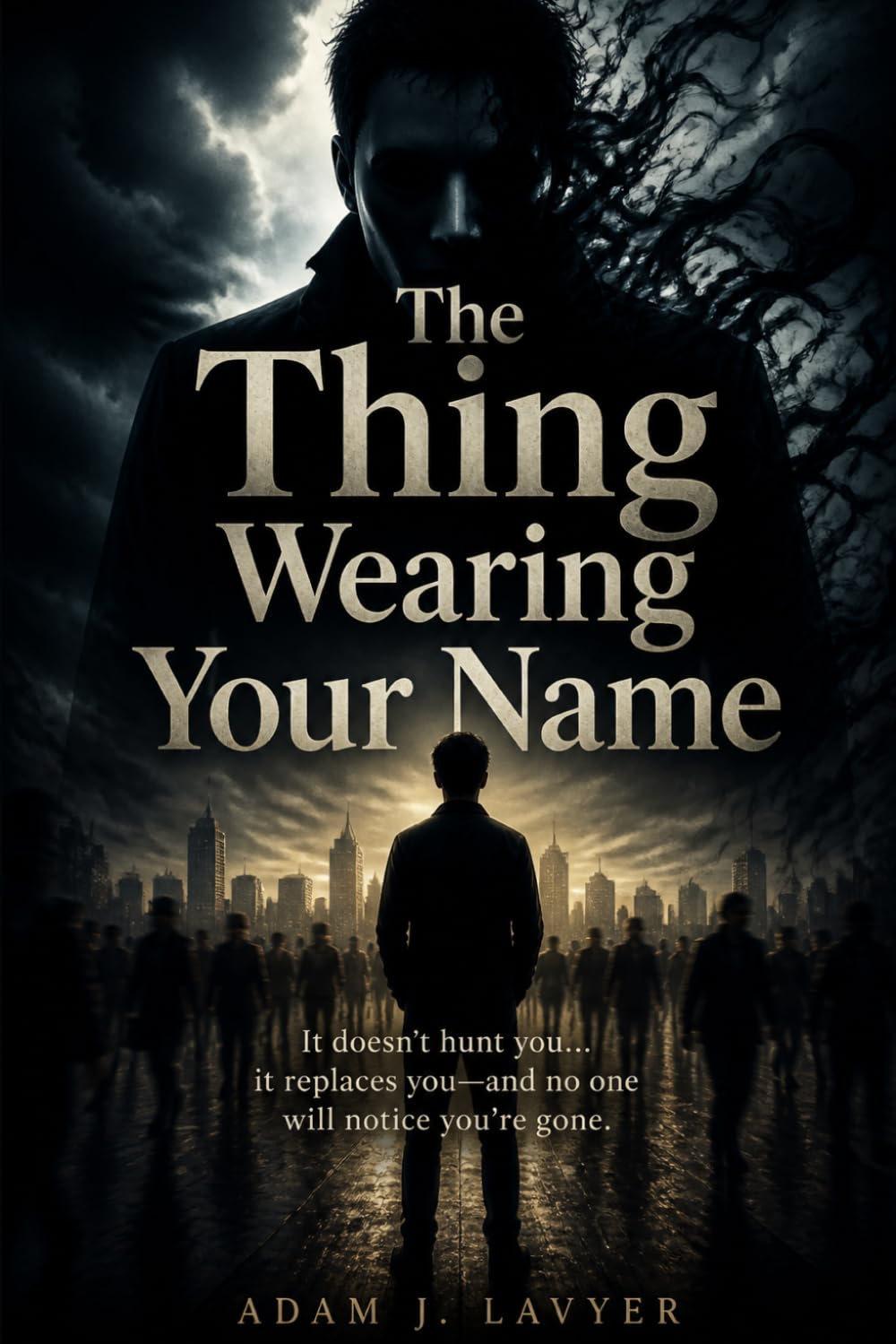The Thing Wearing Your Name: It doesn’t hunt you… it replaces you and no one will notice you’re gone.