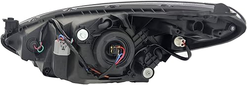 Miniatura 9 de Repuesto para Mazda 2 Sport, Touring 2011-2014 compatible con DOTSAE, conjunto de faros delanteros halógenos con bombillas, lado derechopasajero,