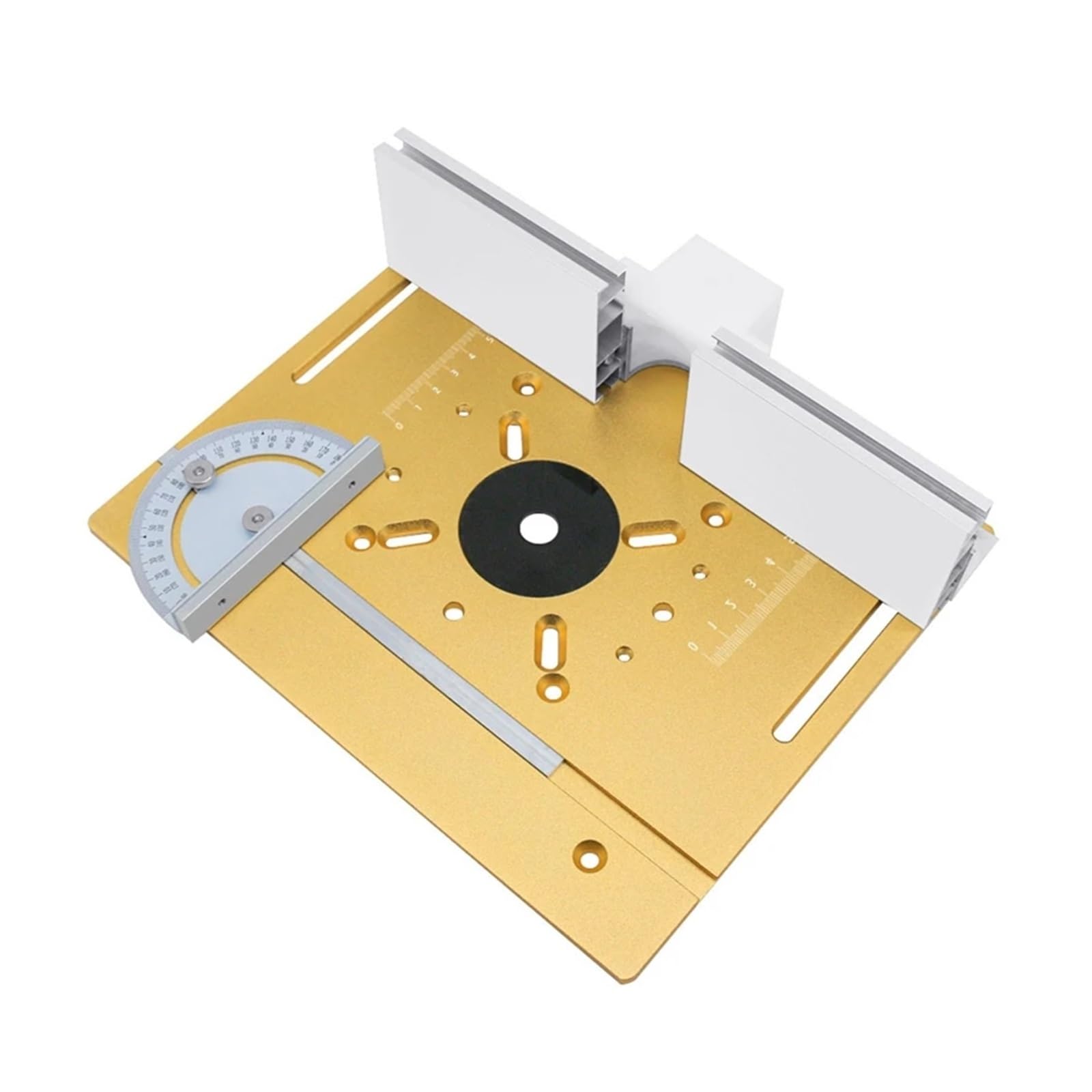 Tavolo fresatrice Di Sollevamento Del Router Di Precisione E Piastra Di Inserimento Del Tavolo Del Router - Base Di Sollevamento Del Router In Legno For Banchi Da Lavoro Strumento Fai-da-te Per motori