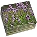 100 Pack Decorative Dinner Napkins - Disposable Paper Party Napkins with Purple Lavender Flower Design, Perfect for Wedding and Shower Decorations, Birthday Party Supplies, 6.5 x 6.5 Inches, Greenery