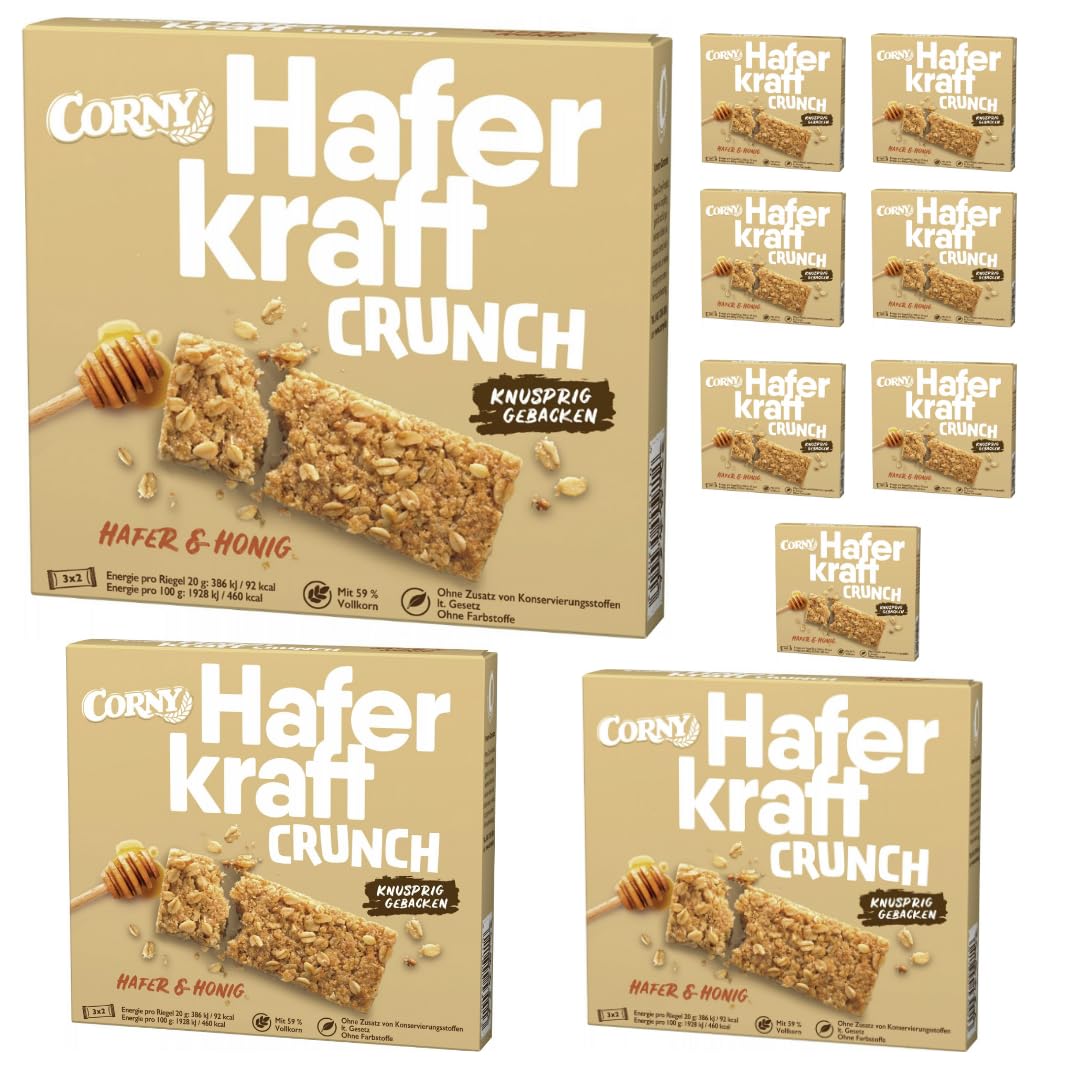 Crunch Hafer & Honig 3 x 40 g X 10 Packungen