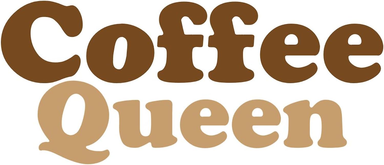 CafePress Coffee Queen 8.5" x 4.5" Zipper Cosmetic Pouch