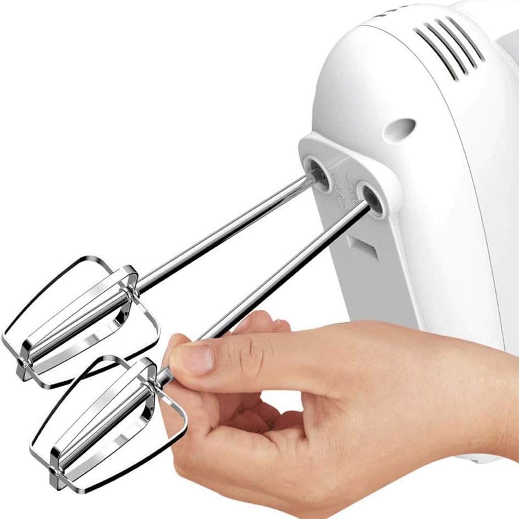 Egg Beater Pink 120W Electric Hand MiPB9rrg, 5 Speed Durable Handheld Mixer Easily Whipped Cream