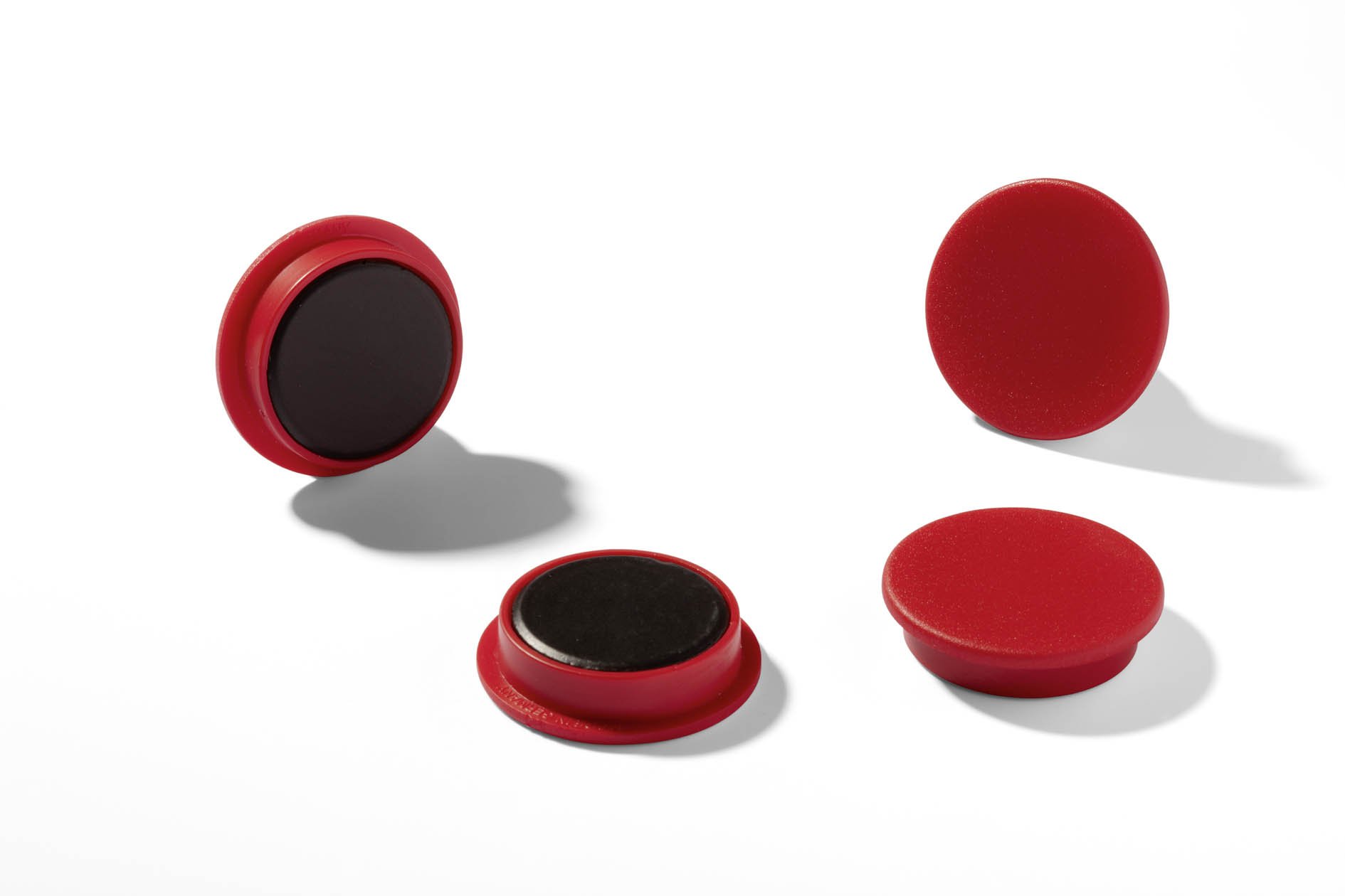 Durable 475403 Magnets in Industrial Packaging 37 mm 1000 p - Red (Pack of 20)